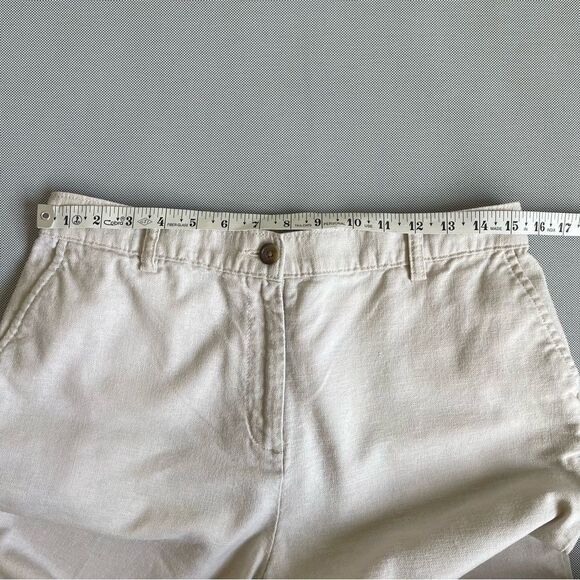 Lands’ End Linen Blend Capri Pants Women’s Size 12P - Picture 5 of 11